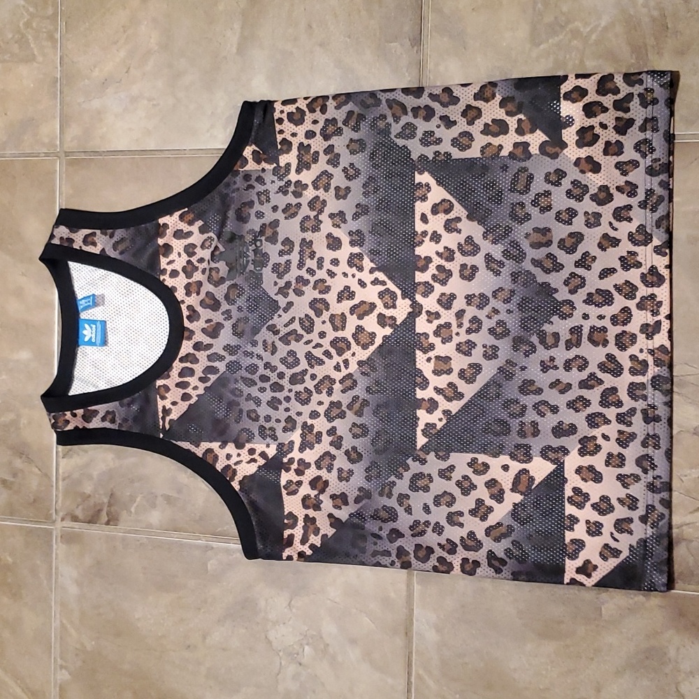Adidas Leopard Mesh Tank